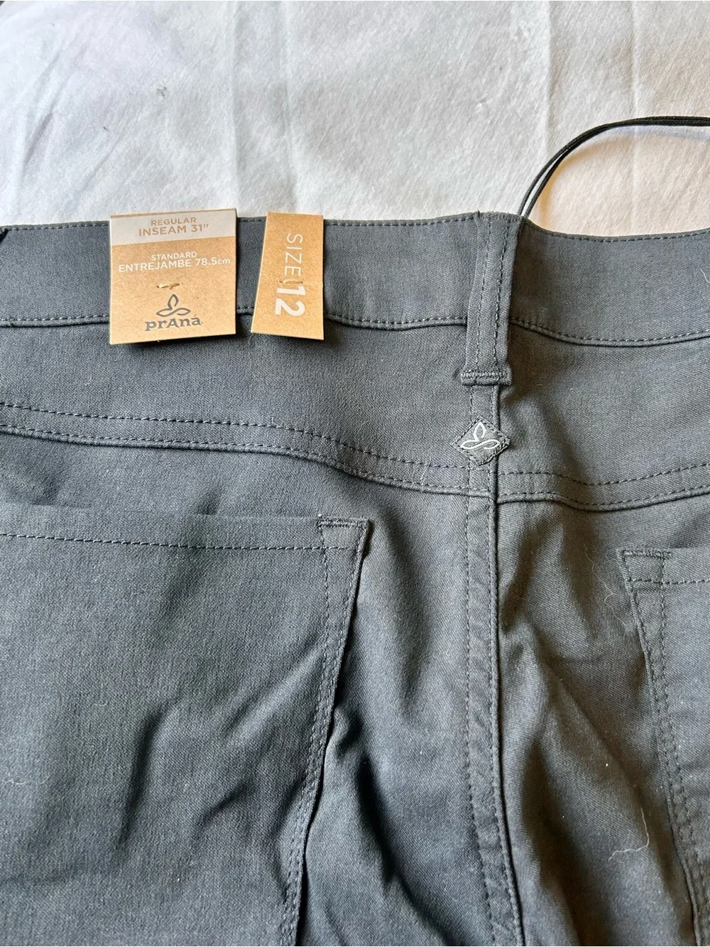 PrAna Black Stretch skinny pants - Picture 3 of 6